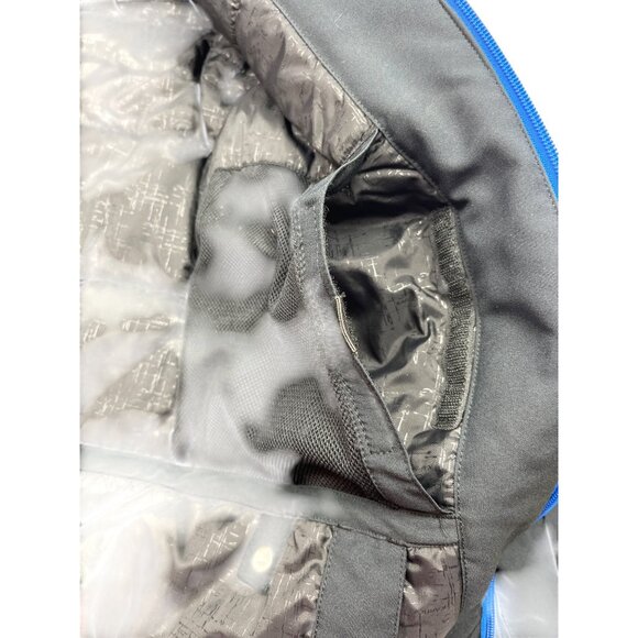Karbon XS Black & Blue Ski Jacket With Hood Zippered Pockets Adjustable Cuffs - Picture 8 of 9
